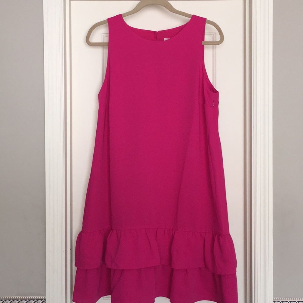 NWT Ruffle Party Dress Loft - Sz 14